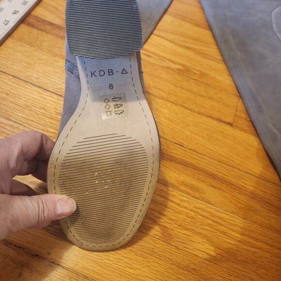 Kelsi Dagger Brooklyn Logan Gray Over The Knee Boot Size 8 Suede - Picture 5 of 5